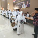 Pemberangkatan haji tahun 2022. Foto : PHU Kemenag Kabupaten Mojokerto