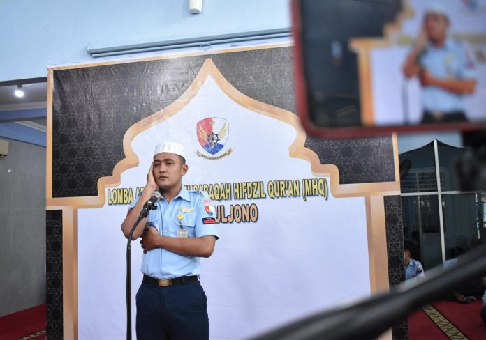 Lomba Adzan dan Musabaqah Hifdzil Qur'an Di Lanud Muljono