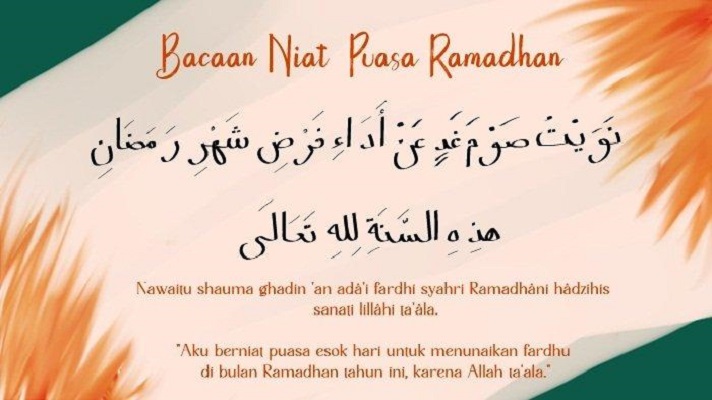 Bacaan Doa Niat Puasa Ramadhan