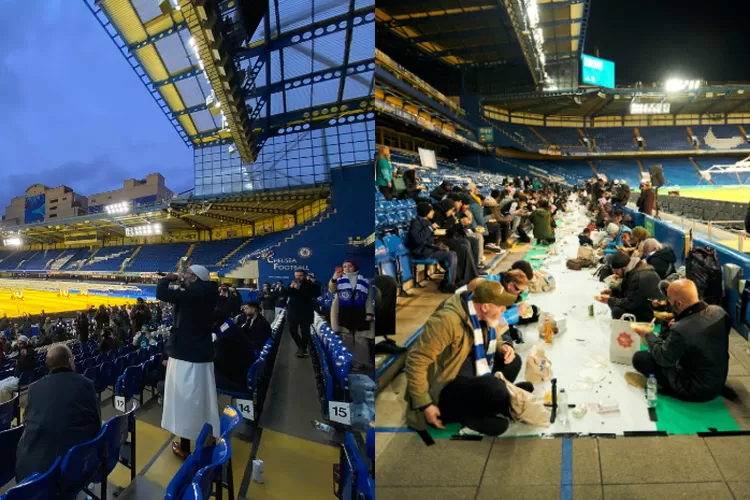 Suasana Buka Puasa di Stamford Bridge, Kandang Chelsea (26/3/2023).