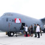 Presiden Jokowi Saksikan Penyerahan Pesawat Super Hercules TNI AU