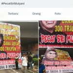 Tagar pecat Sri Mulyani trending di Twitter