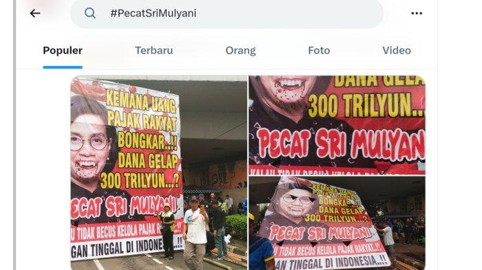 Tagar pecat Sri Mulyani trending di Twitter