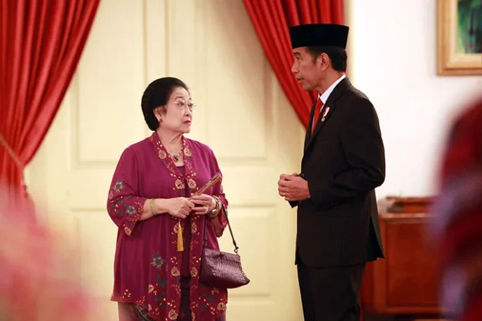 Presiden Joko Widodo dan Ketua Umum PDIP Megawati Soekarnoputri