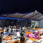 Pengungsi kebakaran Depo Pertamina Plumpang