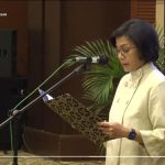 Menteri Keuangan (Menkeu) Sri Mulyani Indrawati lantik dua pejabat baru