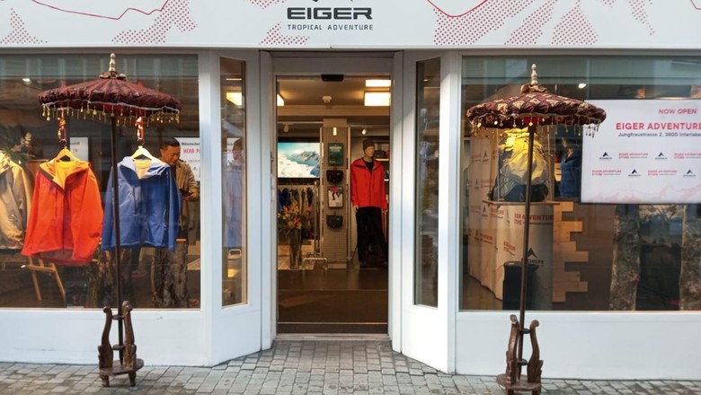 EIGER buka toko internasional pertama di Interlaken, Swiss.