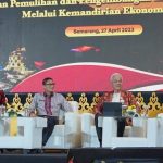 Rapat Koordinasi Daerah (Rakorda) dan Pleno Tim Percepatan Akses Keuangan Daerah (TPAKD) se-Jawa Tengah yang diselenggarakan oleh OJK di Semarang.