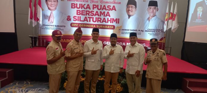 Gerindra Surabaya Rapatkan Barisan, Siap Menangkan Prabowo Subianto di Pilpres 2024