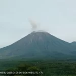 Gunung Semeru Mengalami 14 Kali Gempa Letusan Hari Ini