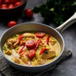 ilustrasi makanan bersantan