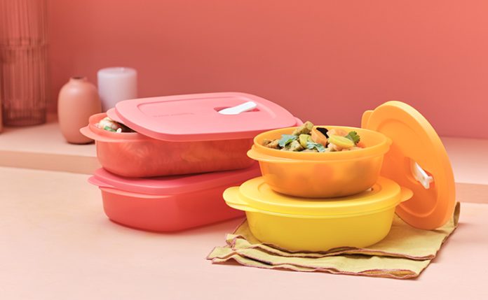 ilustrasi produk tupperware
