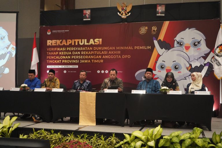 Penyerahan Dukungan Minimal Pemilih & Sebaran Bacalon DPD, Hasilnya 15 Memenuhi Syarat