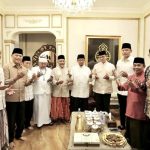 Umum Partai Demokrat Agus Harimurti Yudhoyono berkunjung dan bersilaturahmi ke kediaman Bacapres Partai Demokrat dan Koalisi Perubahan, Anies