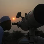 ilustrasi pemantauan hilal