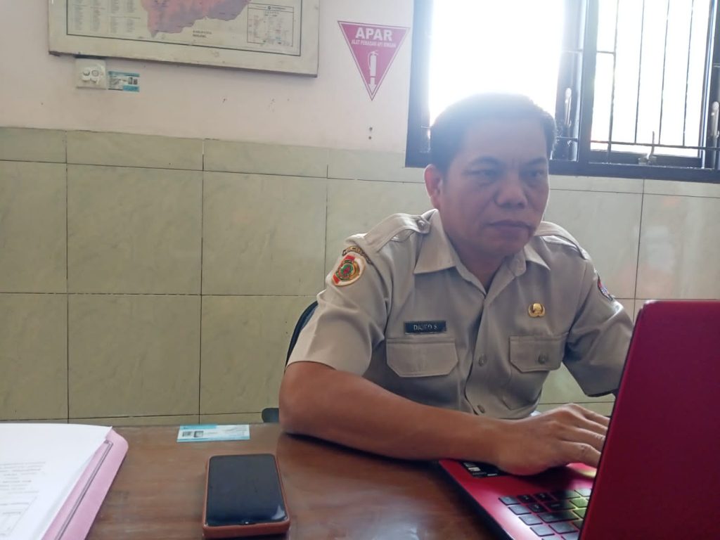 Kepala Bidang Kedaruratan dan Logistik BPBD kabupaten Mojokerto, Djoko Supangkat