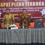 Rapat pleno terbuka di Kantor KPU kabupaten Mojokerto. Foto : dok. KPU Kabupaten Mojokerto