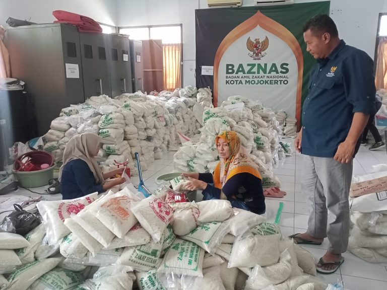 Baznas Kota Mojokerto Target Kumpulkan Beras Zakat Fitrah 50 ton Pada Ramadan 2023