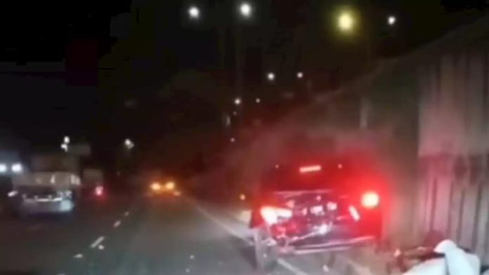 Fortuner Pelat Dinas Kemhan Tabrak Supir