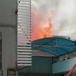 Apotek Kimia Farma di Jalan Diponegoro Surabaya Terbakar