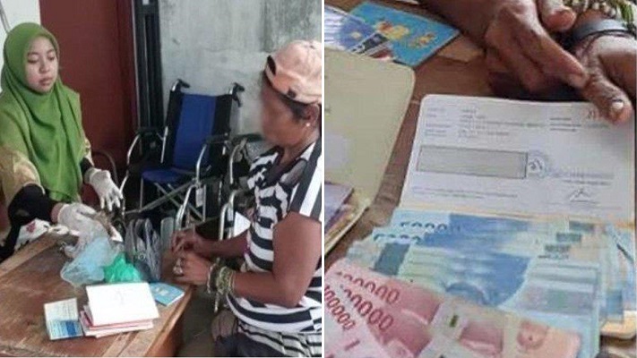 Viral Pengemis Punya Cek Rp1,3 Miliar