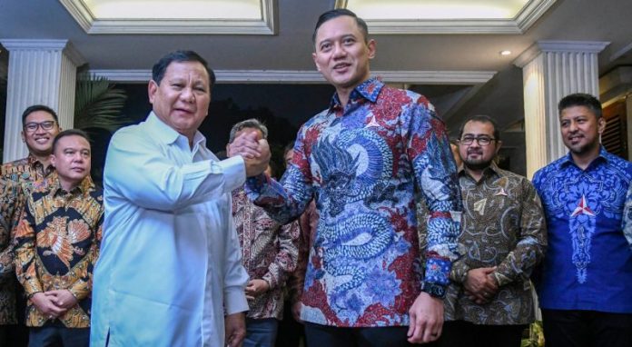 Prabowo Subianto dan Agus Harimurti Yudhoyono (AHY)