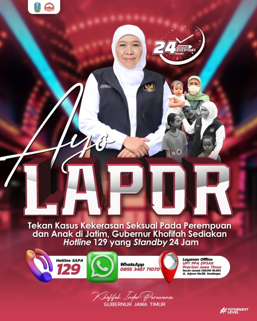Gubernur Khofifah Komitmen Tekan Angka Kekerasan Terhadap Perempuan