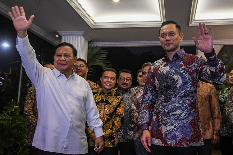 Prabowo Subianto dan Agus Harimurti Yudhoyono (AHY)
