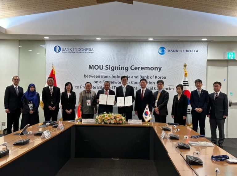 BI dan Bank of Korea Sepakati Kerja Sama Penggunaan Mata Uang Lokal