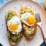 Avocado toast with egg