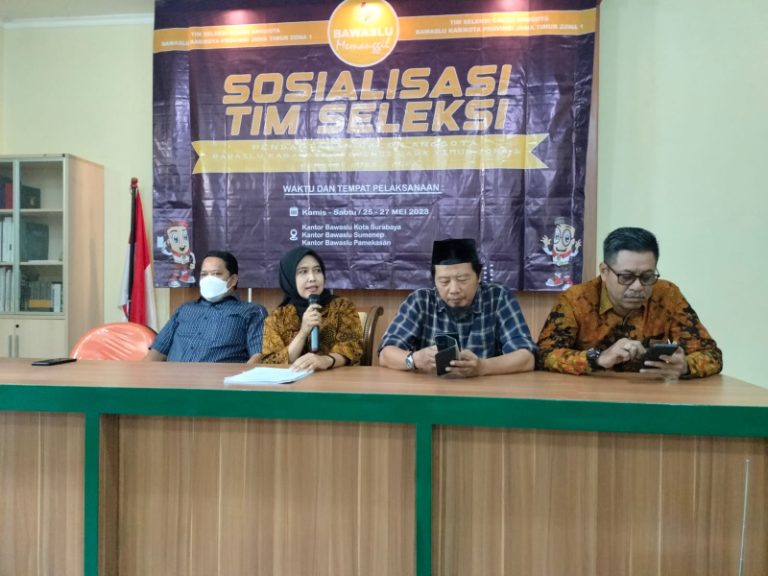 Mulai Hari ini, Bawaslu Surabaya Sosialisasi dan  Seleksi Calon Anggota Baru