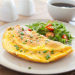 ilustrasi omelet sayur