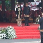 Upacara peringatan HUT ke-730 Kabupaten Mojokerto