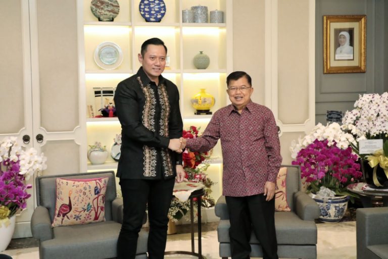 Silaturahmi ke JK, AHY: Kami Perlu Pandangan Beliau Sebagai Tokoh Bangsa dan Negarawan