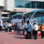 Kloter Pertama Haji 1444 H / 2023 Jatim Diberangkatkan Dari Bandar Udara Internasional Juanda