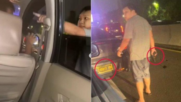 Aksi Koboi Jalanan Aniaya Sopir Taksi Online