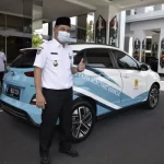 ilustrasi mobil listrik