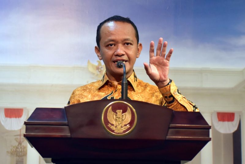 Menteri Investasi atau Kepala Badan Koordinasi Penanaman (BKPM) Bahlil Lahadalia