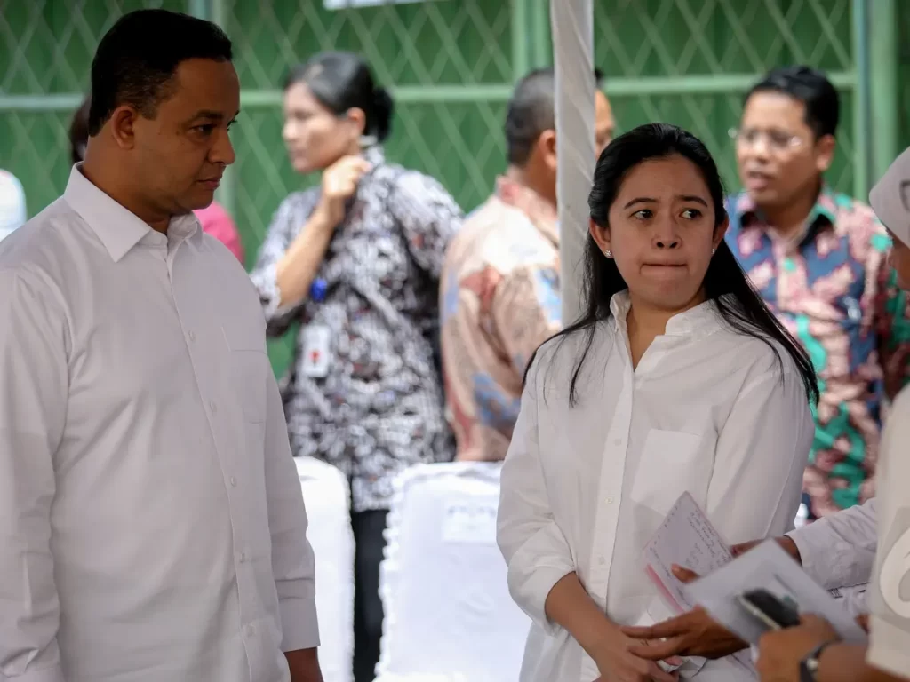 Anies Baswedan dan Puan Maharani
