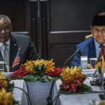 Prabowo Bertemu Lloyd J Austin III di Singapura, Bahas Kerja Sama Pertahanan