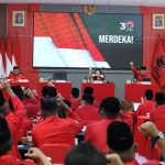 Rakernas III PDIP di di Sekolah Partai DPP PDIP, Jakarta (6/6/23).