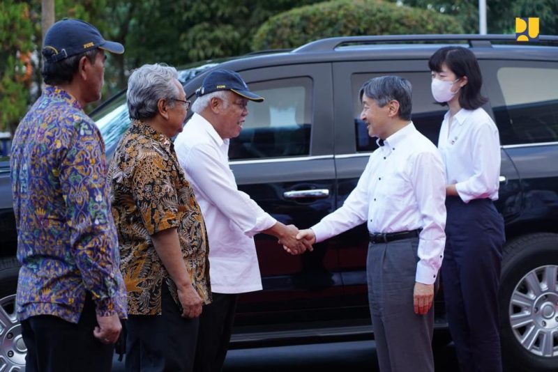 Kaisar Jepang Naruhito kunjungi Balai Teknik Sabo, Yogyakarta pada Rabu (21/6/2023).