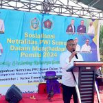 Ketua Umum Persatuan Wartawan Indonesia (PWI) Pusat Atal S Depari