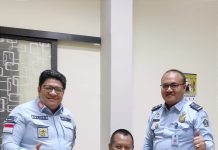 Kakanim Tanjung Perak Kunjungi PWI Jatim, Ini Pesan Cak Item