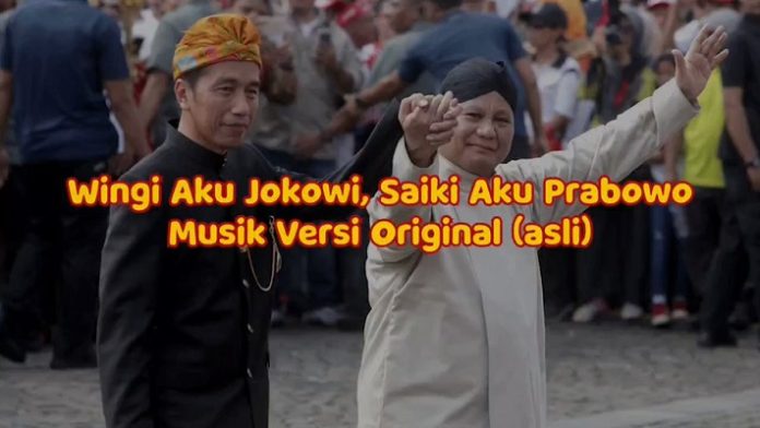 Lirik Lagu Wingi Milih Jokowi Saiki Milih Prabowo