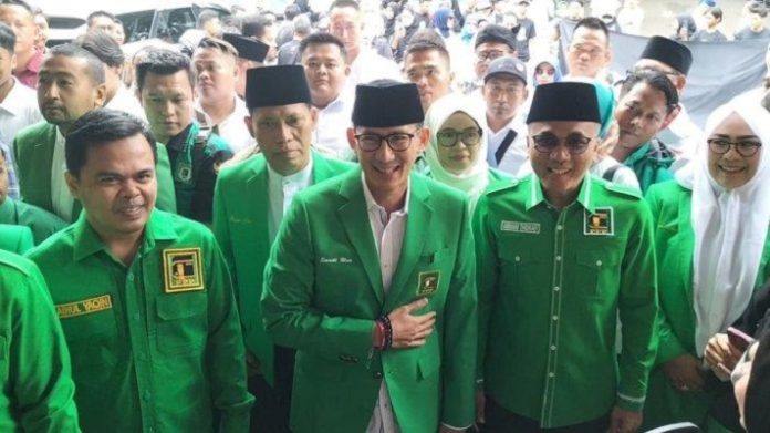 PPP Usulkan Sandiaga Uno Jadi Cawapres