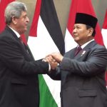 Menhan Prabowo Subianto dan Dubes Palestina Zuhair Al-Shun.