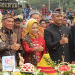 Walikota Mojokerto bersama Menteri Koordinator Bidang Pembangunan Manusia dan Kebudayaan. (Foto : Fio Atmaja)
