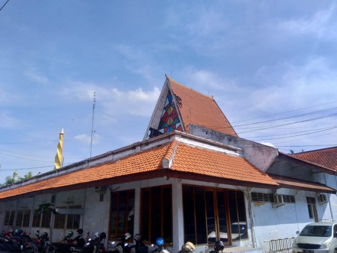 Eks Gedung DPRD Kabupaten Mojokerto bakal di rehab. (Foto : Fio Atmaja)