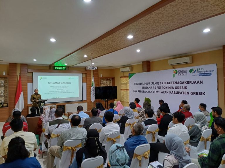 BPJS Ketenagakerjaan Gresik dan RS Petrokimia Gelar Hospital Tour